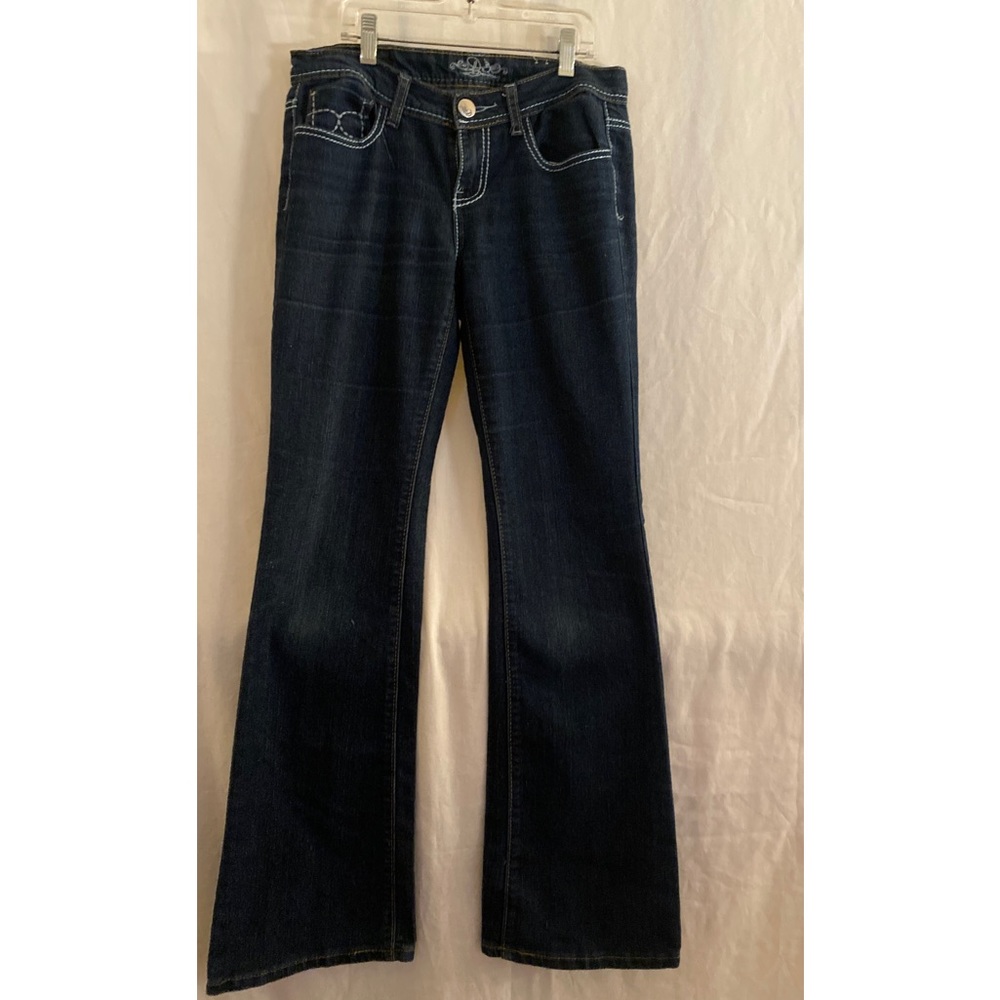 Denim jeans bling on back pockets size 1x32